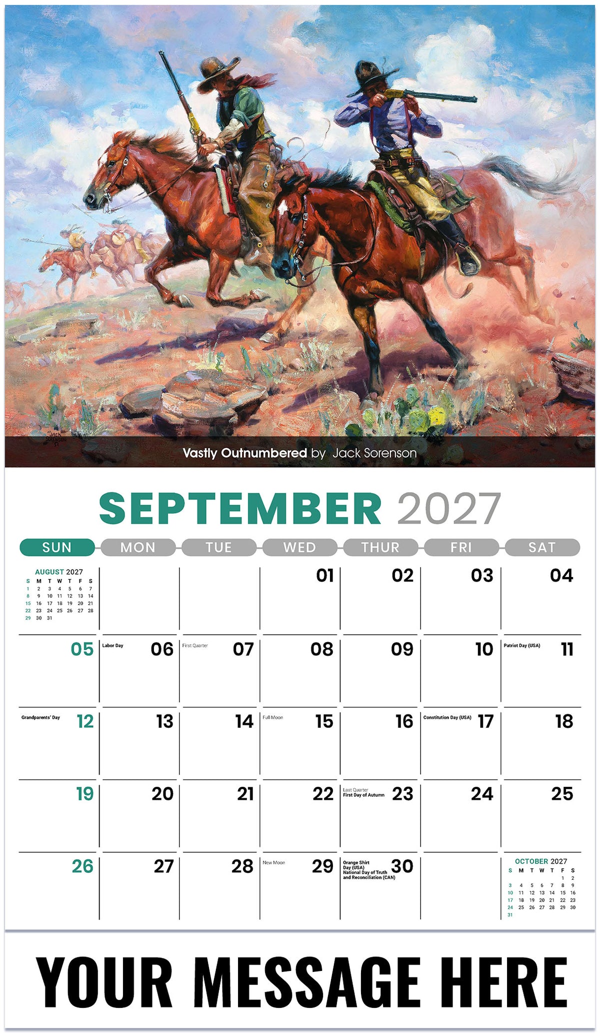 Spirit of the West - 2027 Promotional Calendar