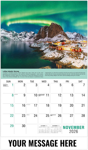 World Travel - 2026 Promotional Calendar