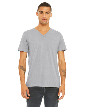 Bella + Canvas Unisex Triblend V-Neck T-Shirt