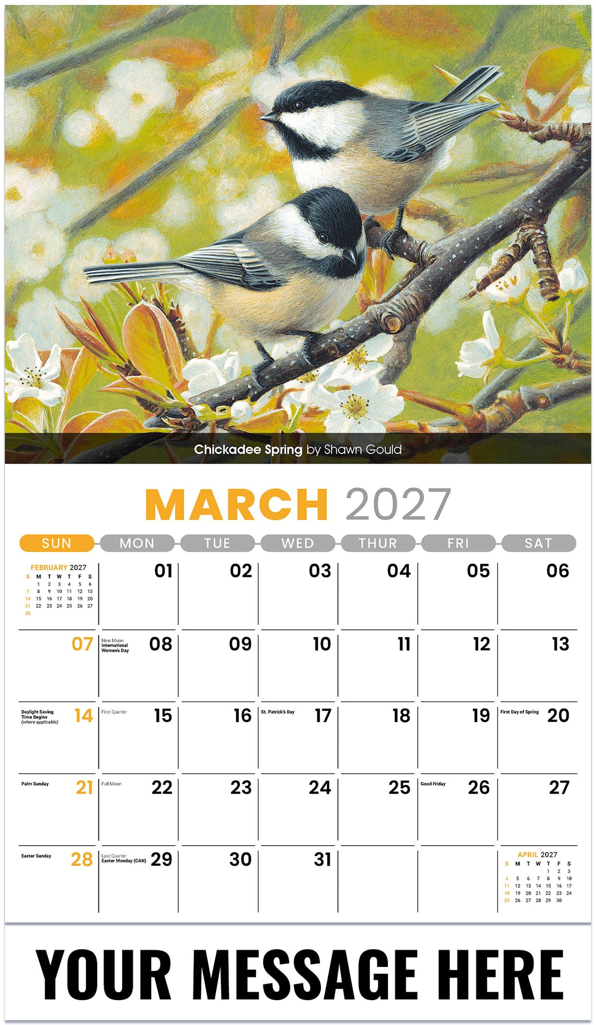 Garden Birds - 2027 Promotional Calendar