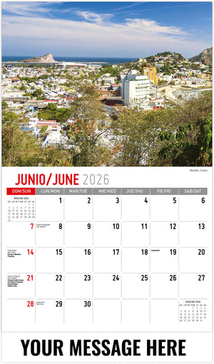 Scenes of Mexico (Bilingual) - 2026 Promotional Calendar