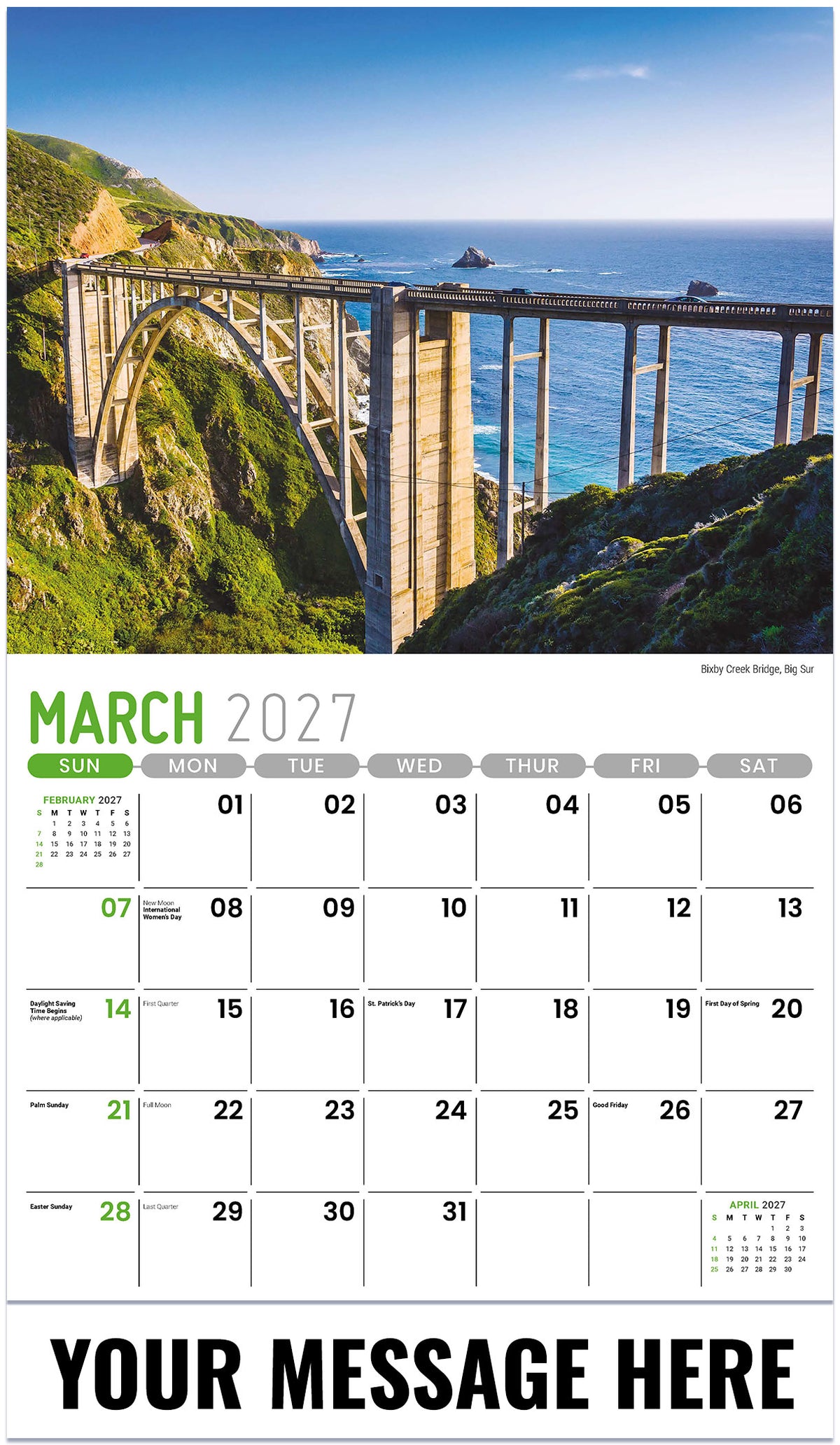 Scenes of California - 2027 Promotional Calendar