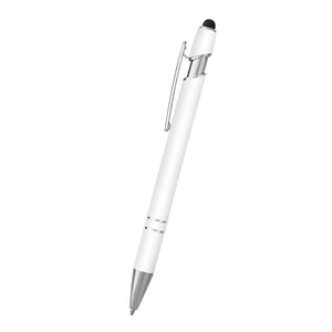 Incline Recycled Aluminum Stylus Pen - White