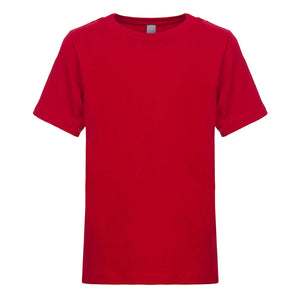 Next Level Youth Boys’ Cotton Crew - Red