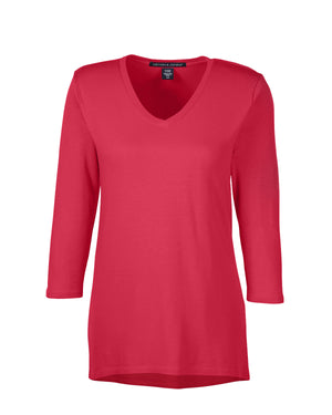 Devon & Jones Ladies' Perfect Fit™ Bracelet-Length V-Neck Top