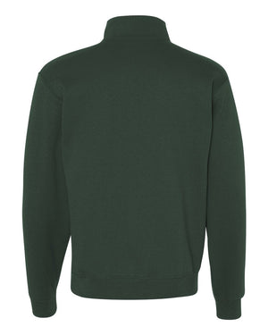 JERZEES Adult 8 oz. NuBlend® Quarter-Zip Cadet Collar Sweatshirt