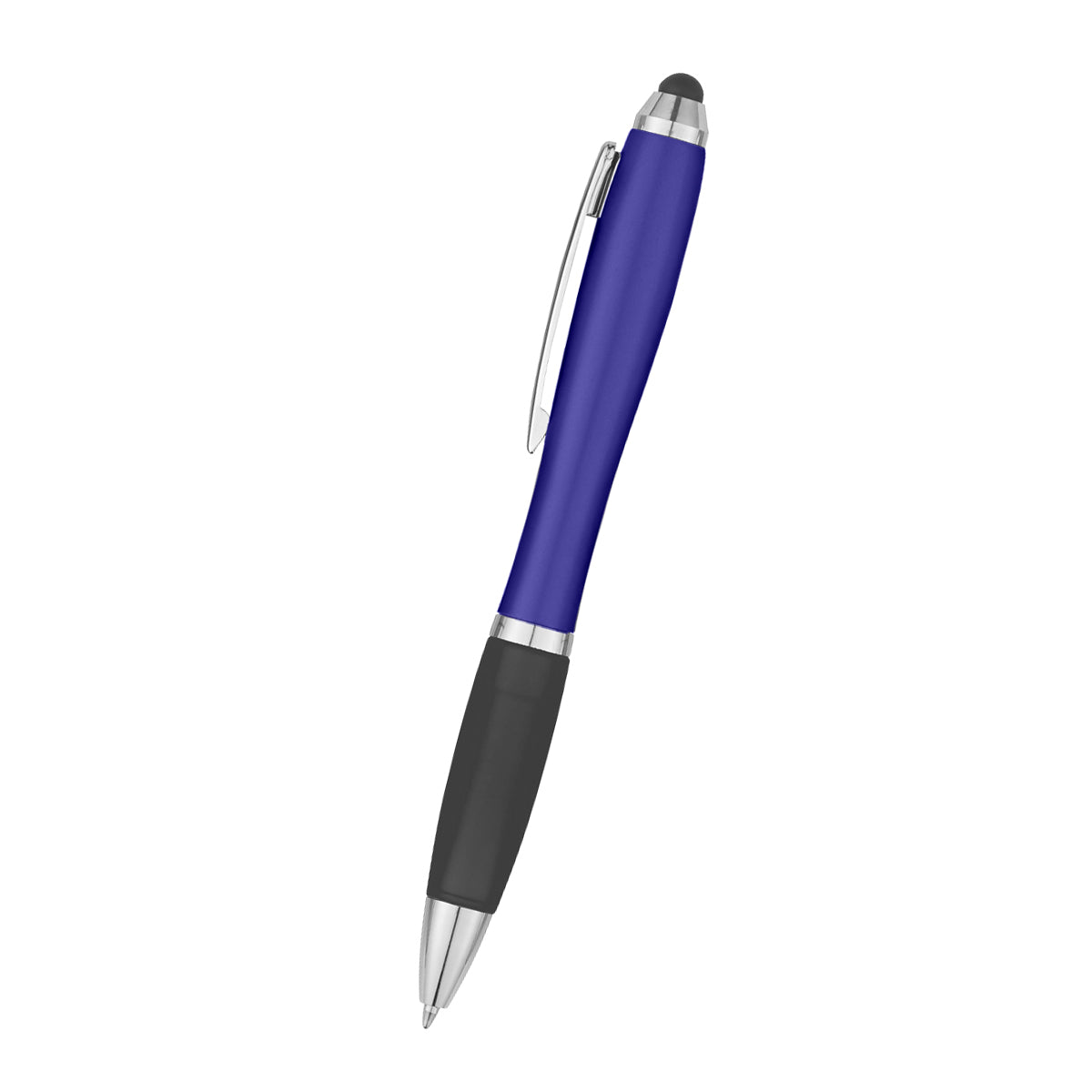 Satin Stylus Pen - Blue With Black