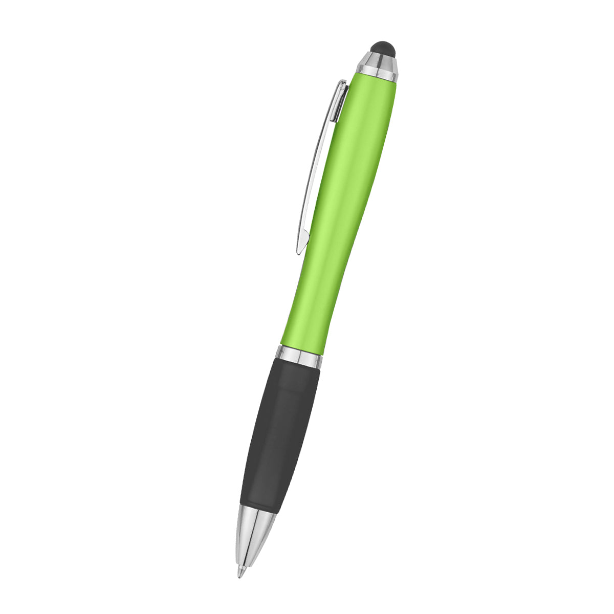 Satin Stylus Pen - Lime With Black