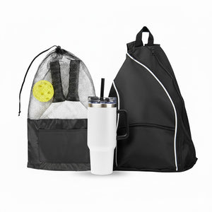 INTREPID PICKLEBALL KIT - Black/White