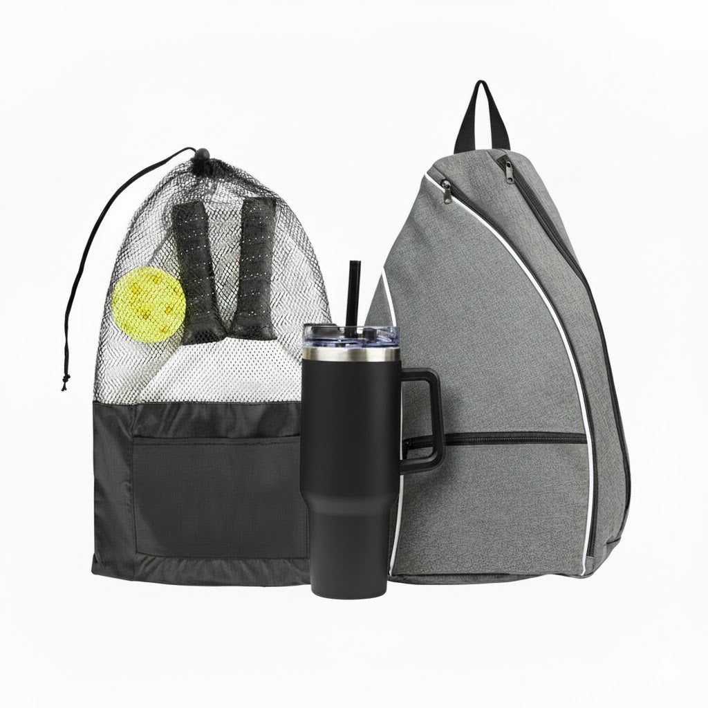 INTREPID PICKLEBALL KIT - Heather Gray/Black