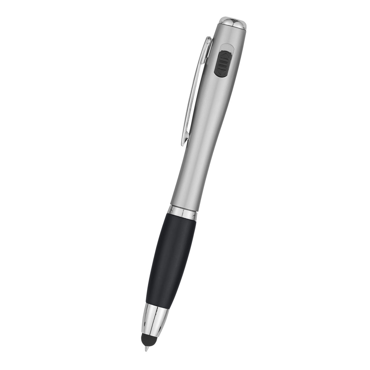 Trio Pen With LED Light And Stylus - Black