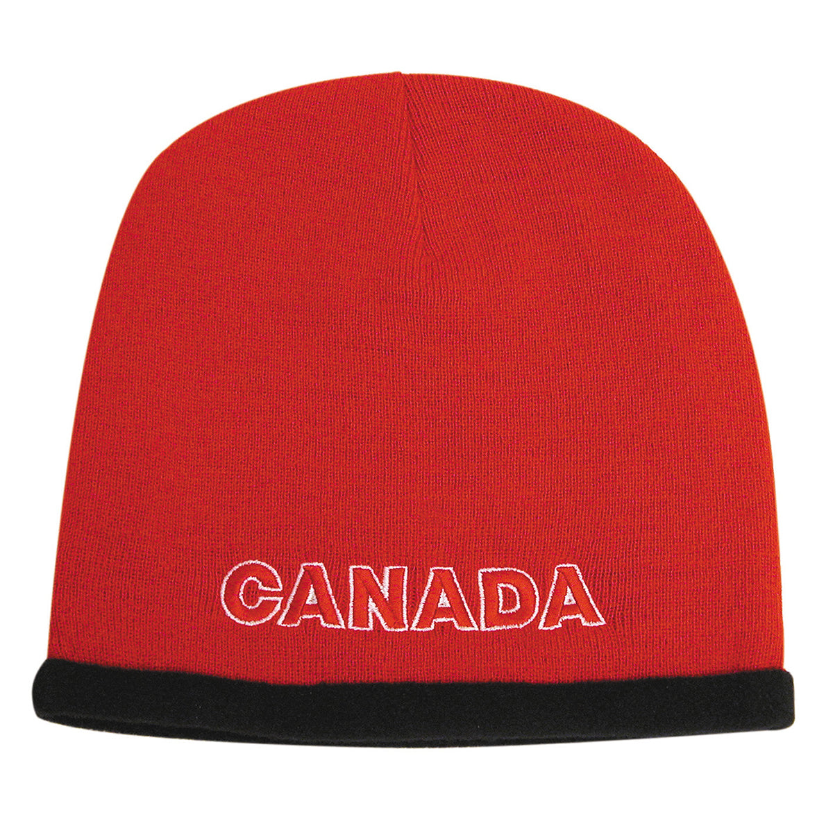 Acrylic-Polar Fleece Lined Beanie - Custom Embroidered