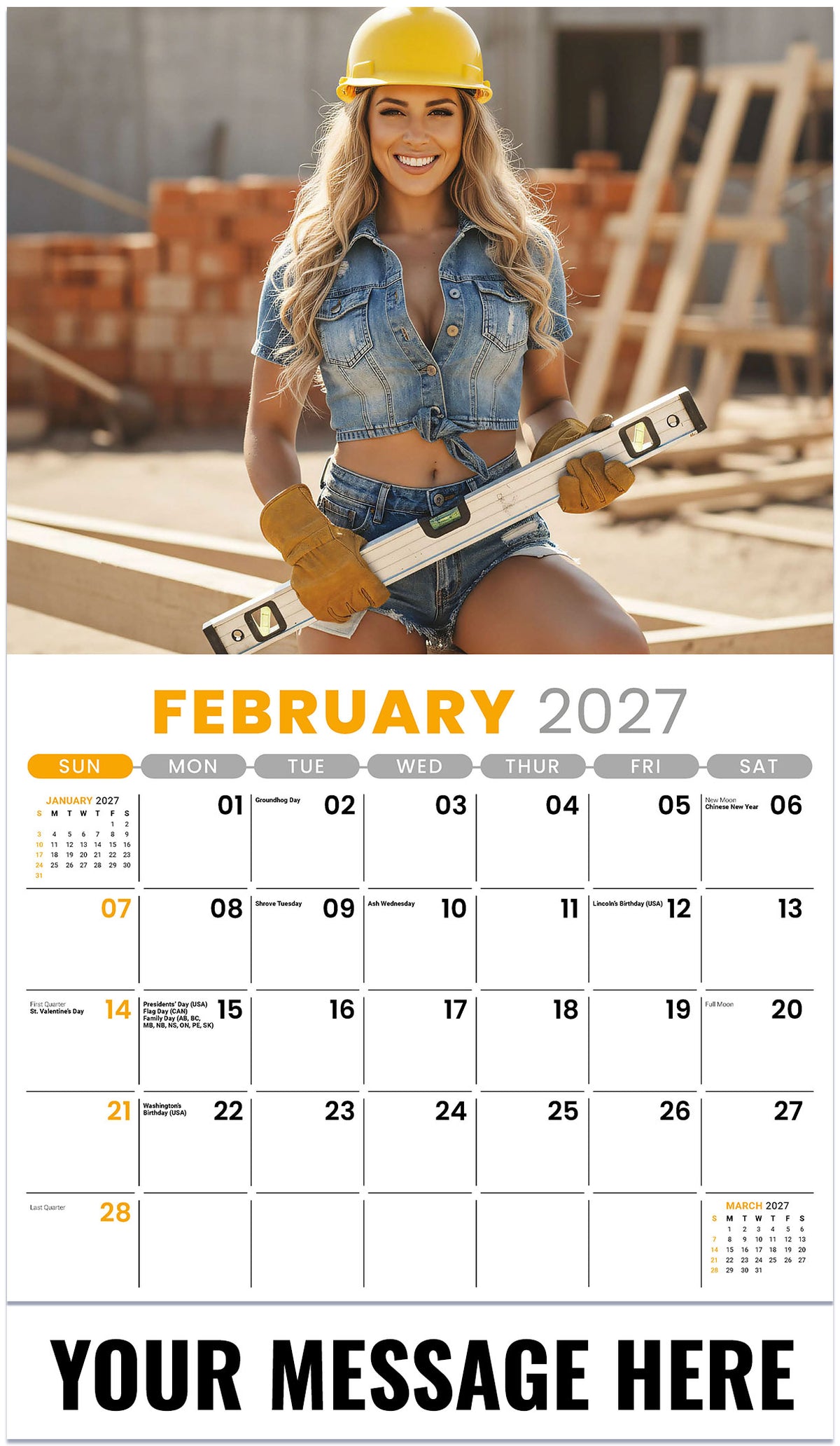 Building Babes - 2027 Promotional Calendar