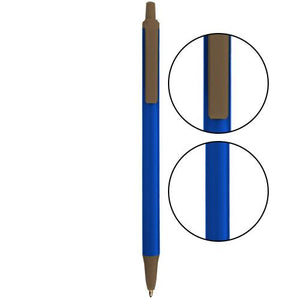 Cobalt BIC® Clic Stic® Pen - Cobalt With Metallic Sand