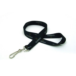 Silkscreen Flat Lanyard - CM1236 - Black