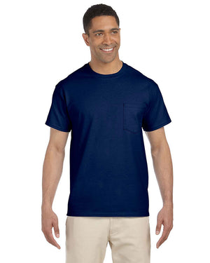 Adult Gildan Ultra Cotton® Pocket T-Shirt - Color - ACG230 - Navy