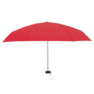 37" Arc Telescopic Folding Travel Umbrella With Eva Case - Red