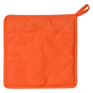 Quilted Cotton Canvas Pot Holder - Orange