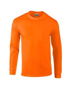 Gildan Adult Ultra Cotton® Long-Sleeve Pocket T-Shirt