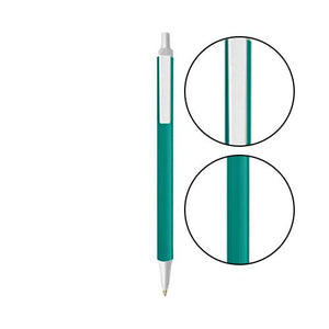 Teal BIC® Clic Stic® Pen - Teal With White