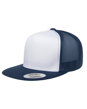 Yupoong Adult Classic Trucker with White Front Panel Cap