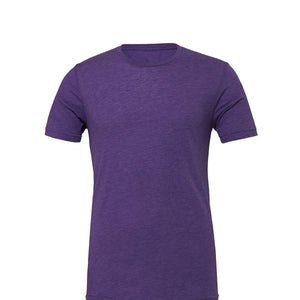 Bella + Canvas Unisex Heather CVC T-Shirt - Hthr Team Purple