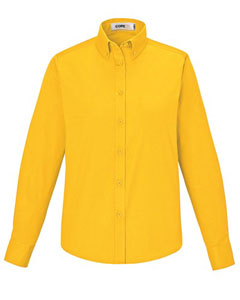 Core 365 Operate Long Sleeve Twill Shirt (Ladies') AC78193 (CAMPUS GOLD)