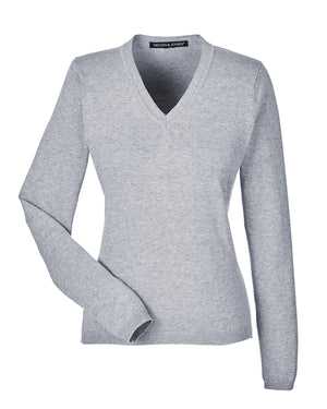 Devon & Jones Ladies' V-Neck Sweater