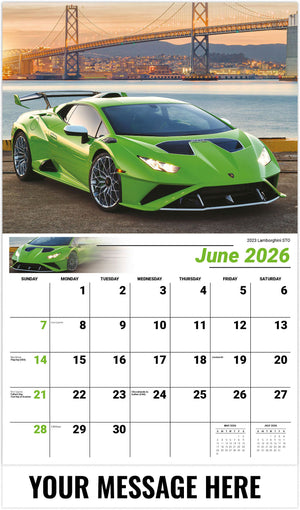 Exotic Cars - 2026 Promotional Calendar