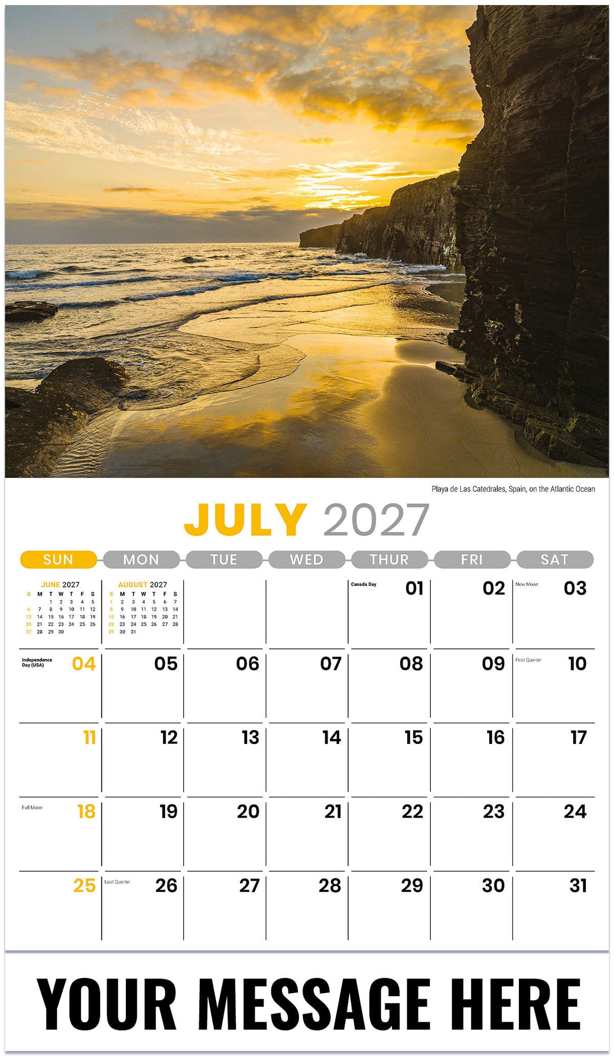Sun, Sand & Surf - 2027 Promotional Calendar