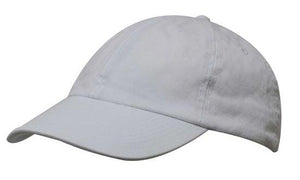 Washed Chino Twill Cap - White