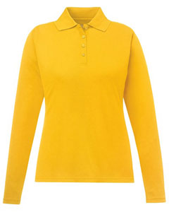 Core 365 Pinnacle Long Sleeve Pique Polo - women's AC78192 (CAMPUS GOLD)