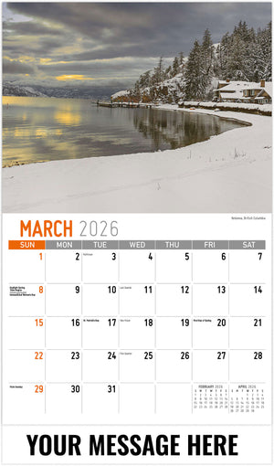 Scenes of Western Canada - 2026 Promotional Calendar