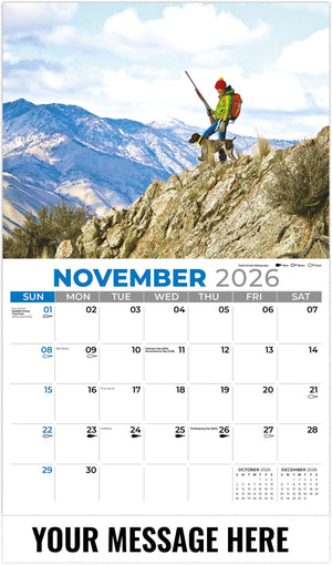 Fishing and Hunting - 2026 Promotional Calendar