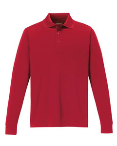 Core 365 Pinnacle Long Sleeve Pique Polo (Men's) AC88192 (Red)