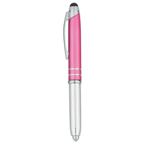 Ballpoint Stylus Pen With Light - Pink