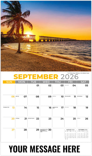 Sun, Sand & Surf - 2026 Promotional Calendar