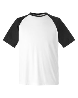 Team 365 Unisex Zone Colourblock Raglan T-Shirt