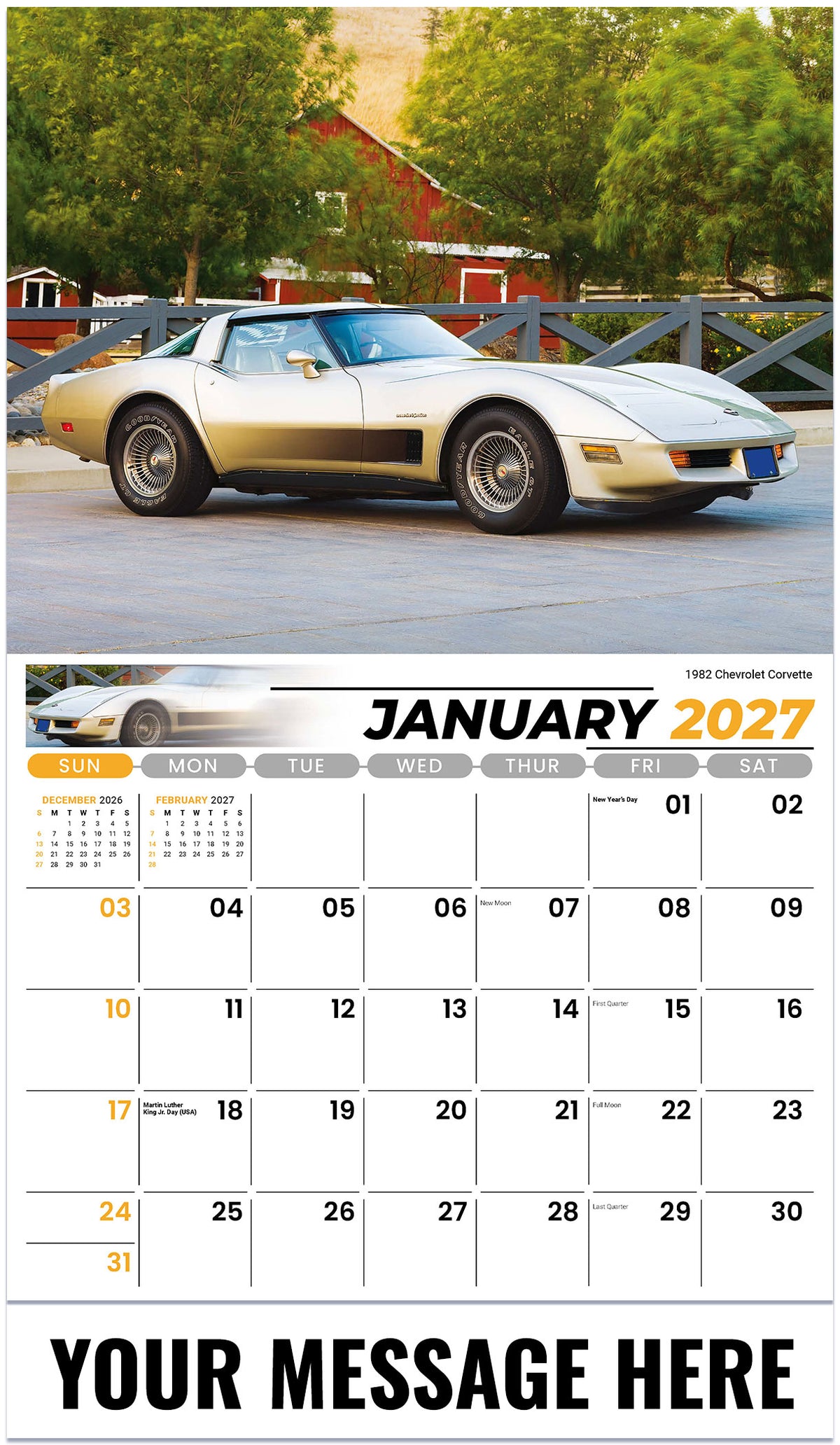 GM Classics - 2027 Promotional Calendar