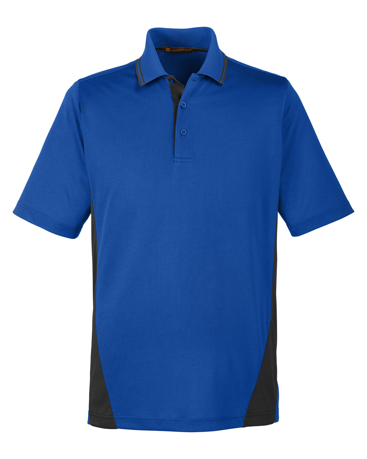 Harriton Men's Tall Flash Snag Protection Plus IL Colourblock Polo