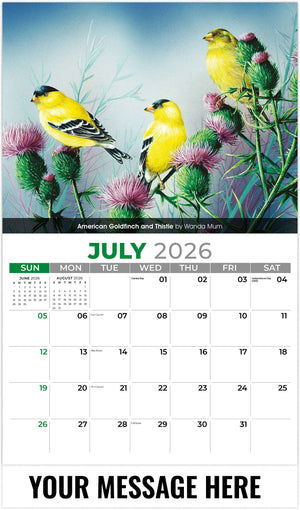 Garden Birds - 2026 Promotional Calendar