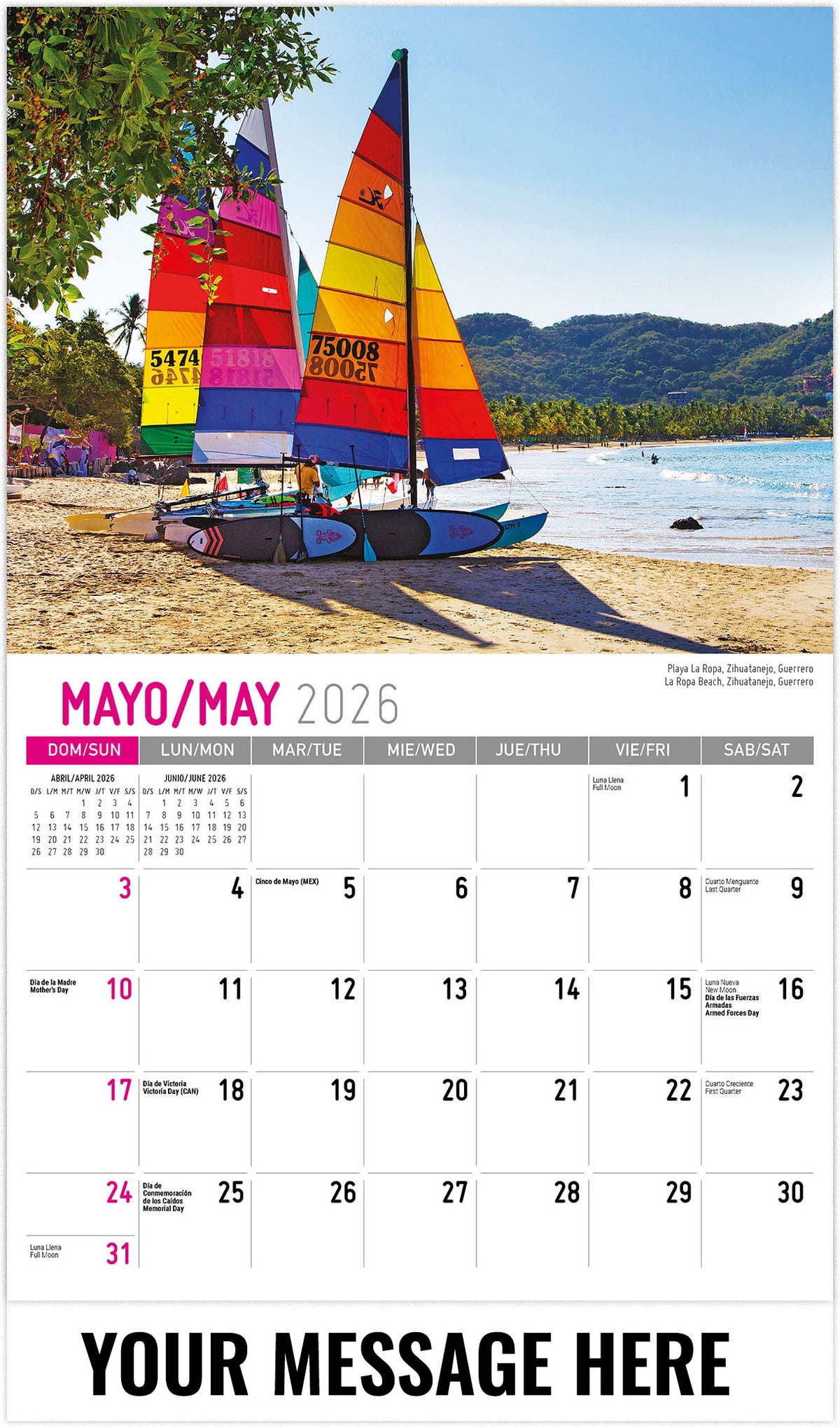 Scenes of Mexico (Bilingual) - 2026 Promotional Calendar