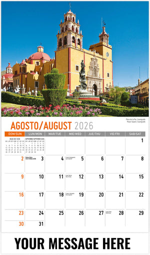 Scenes of Mexico (Bilingual) - 2026 Promotional Calendar