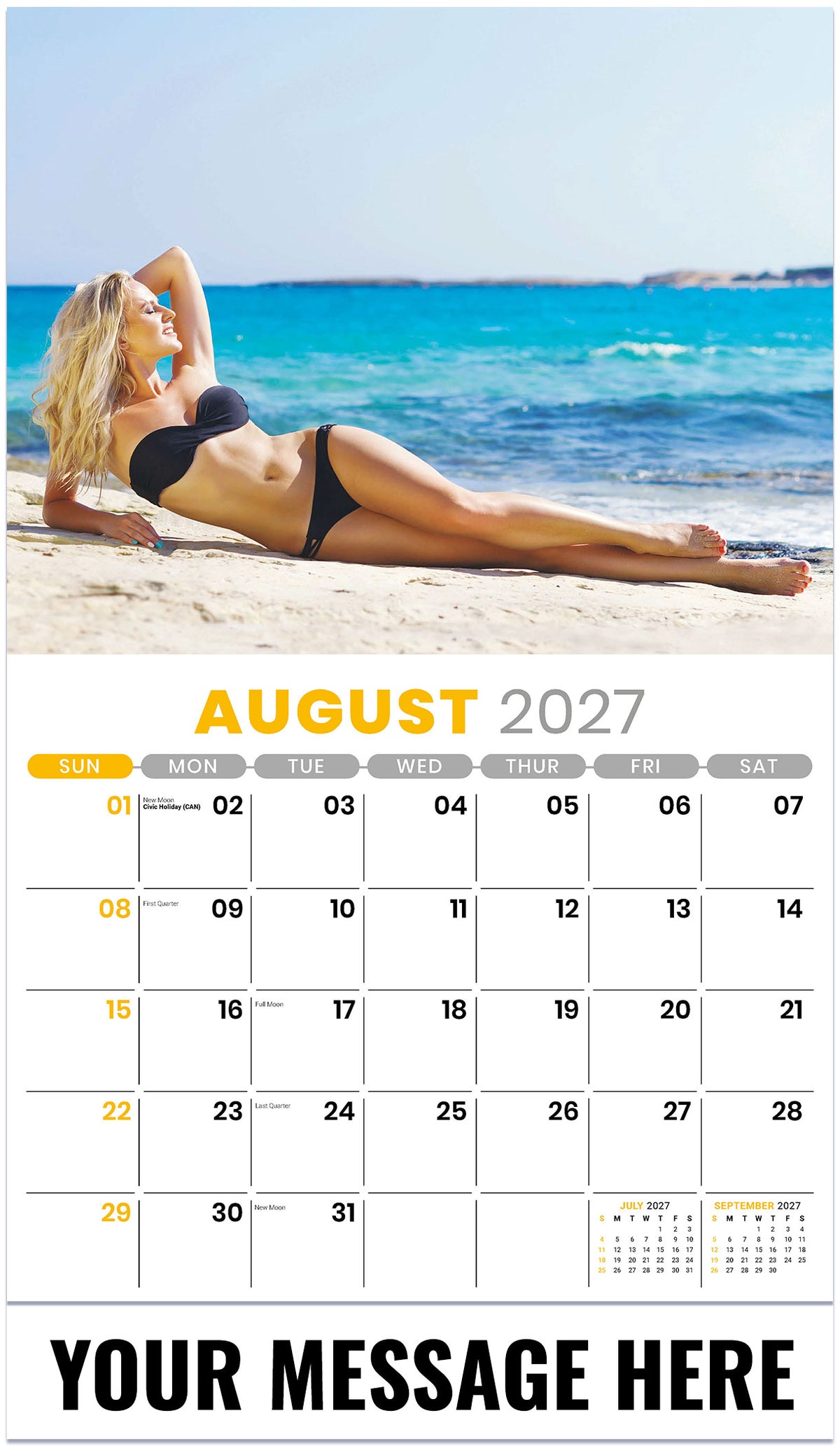 Swimsuits - 2027 Promotional Calendar