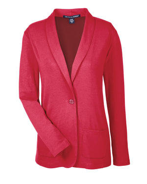 Devon & Jones Ladies' Perfect Fit™ Shawl Collar Cardigan