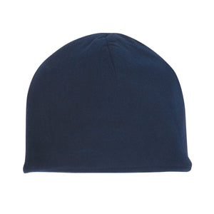 Double Layer Fleece Beanie - Navy Blue