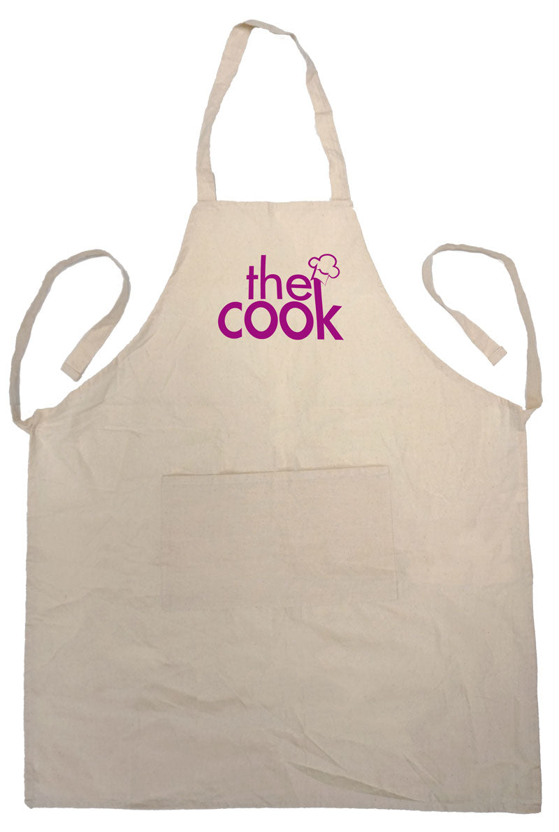 Large Cotton Apron - Natural - Natural