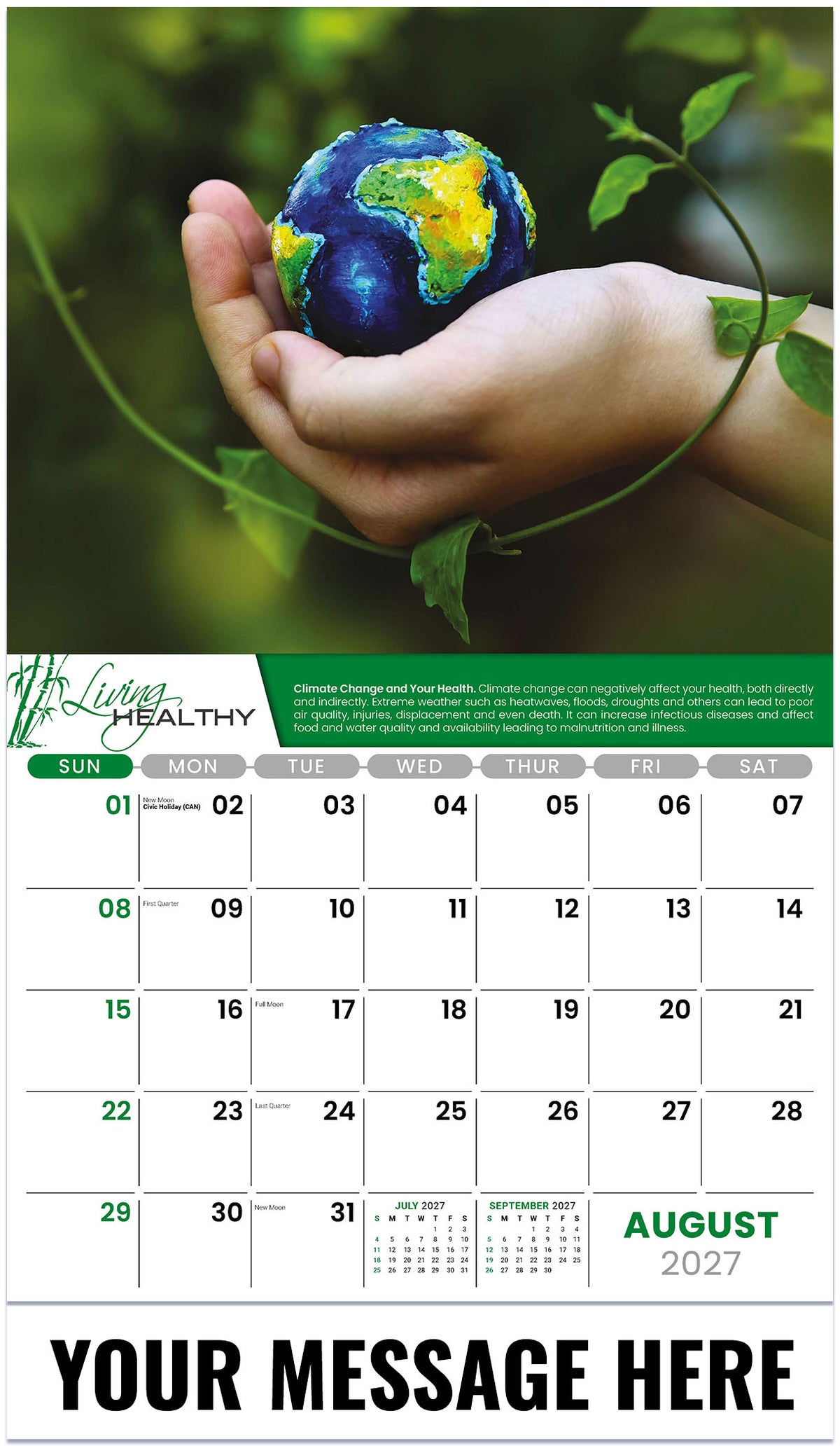 Living Healthy - 2027 Promotional Calendar