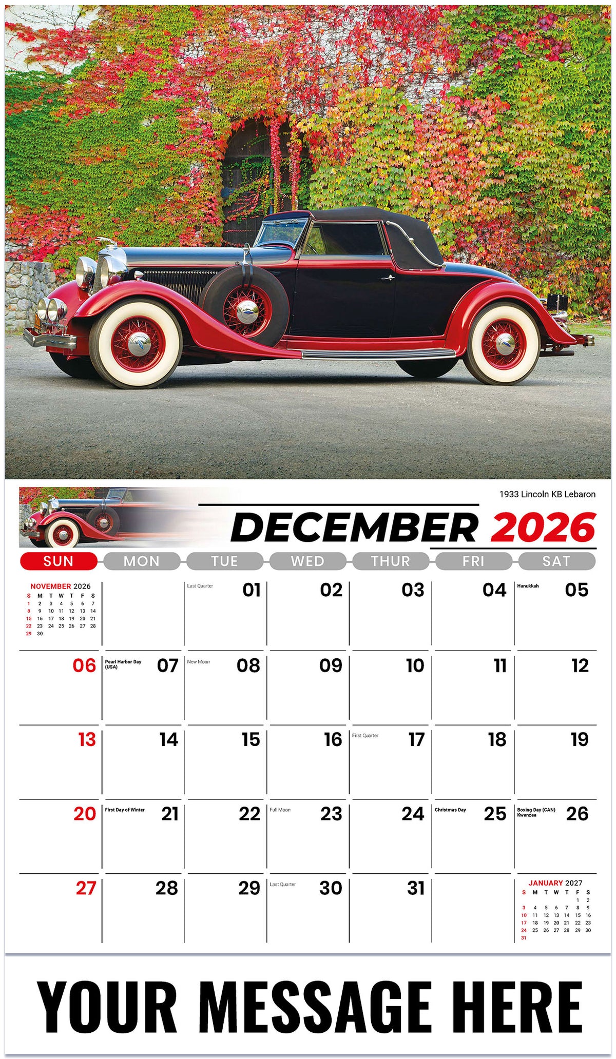 Henry's Heritage - 2027 Promotional Calendar