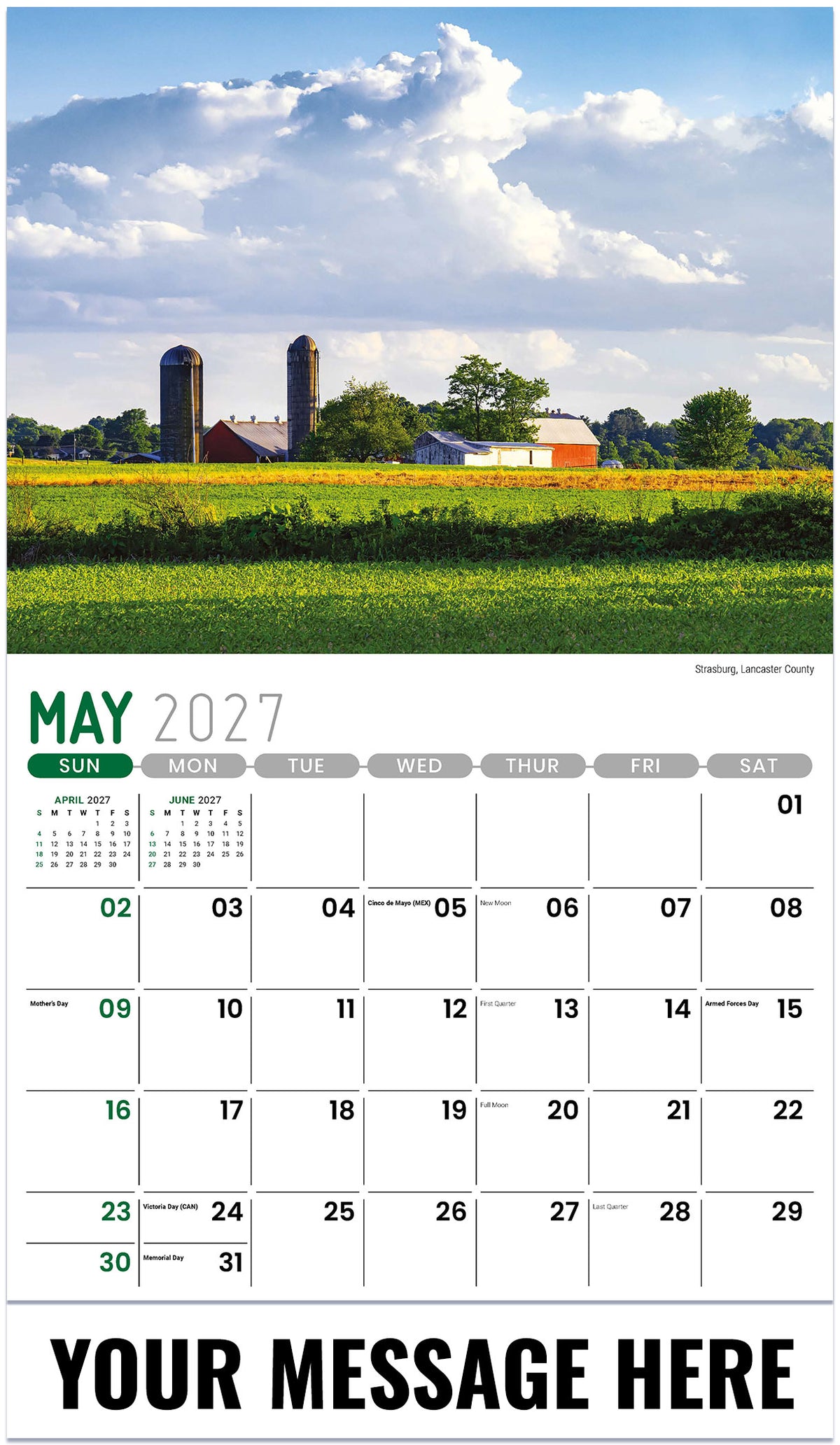 Scenes of Pennsylvania - 2027 Promotional Calendar